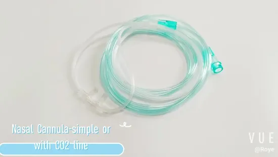 Single Use Disposable Oxygen Mask Medical Mask Oxygen Face Mask for Adult with Tubing ISO13485